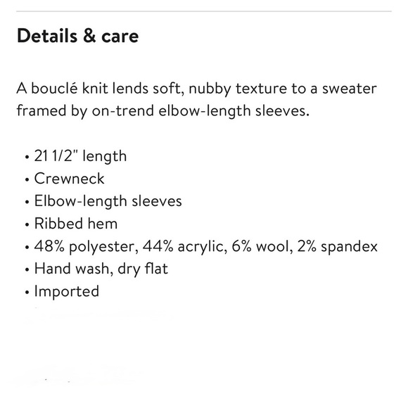 Wit & Wisdom Cream Crew Neck Sweater - Picture 7 of 13